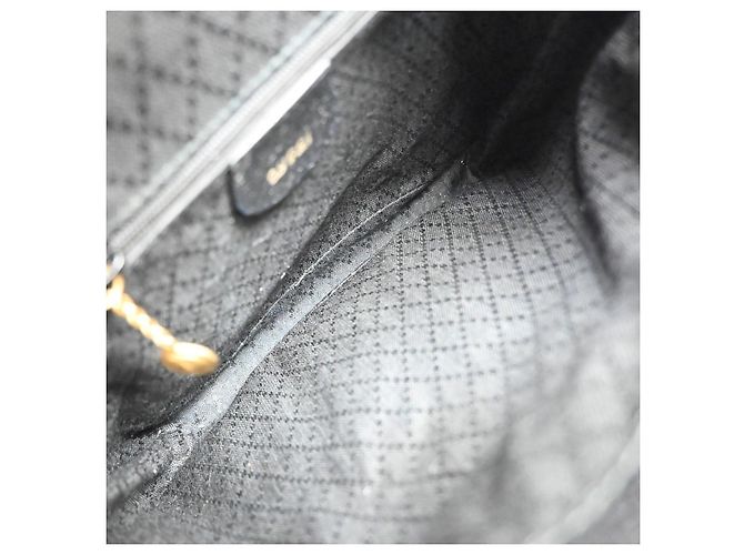 Gucci Vintage Bamboo Suede Small Schwarz - Ansicht 5