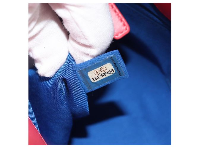 Chanel 31 Shopping gestepptes Lammleder Large Blau - Ansicht 7