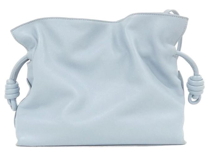 Bolsa de mão Flamenco em couro azul claro Loewe - vista 2