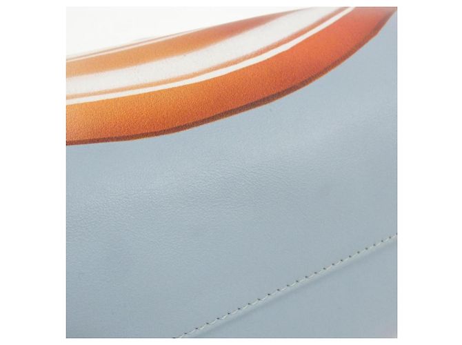 Bolsa de mão Flamenco em couro azul claro Loewe - vista 4