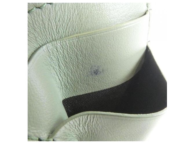 Cartera tríptico de piel de becerro Loewe Verde - vista 6