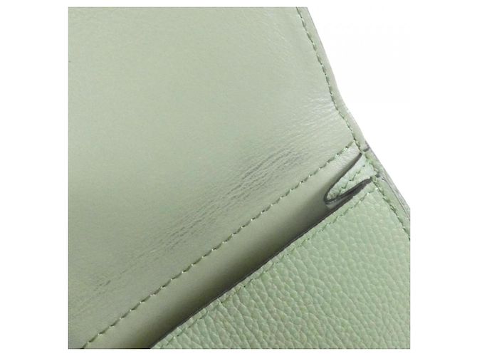 Cartera tríptico de piel de becerro Loewe Verde - vista 9