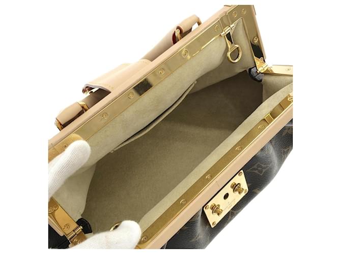 Clutch Louis Vuitton Monogram Marrone - vista 9