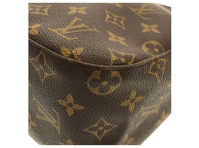 Borsa a Spalla Louis Vuitton Monogram Looping MM Marrone - vista 2