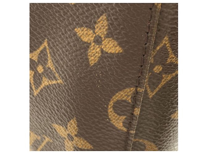 Borsa a Spalla Louis Vuitton Monogram Looping MM Marrone - vista 5