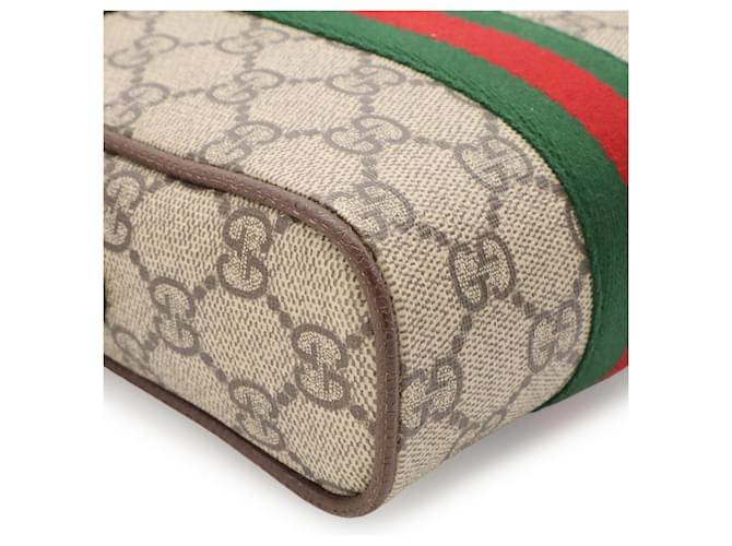 Borsa mini Ophidia Gucci Marrone Rosso Beige Verde Giallo - vista 4