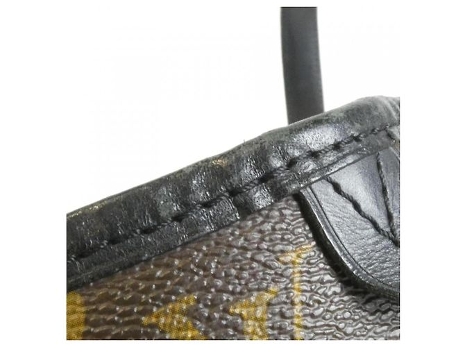 Borsa Louis Vuitton Monogram Macassar Davis Marrone - vista 3