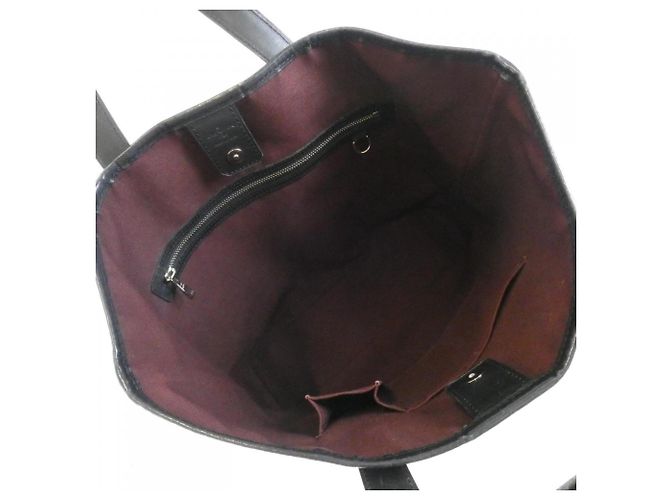 Borsa Louis Vuitton Monogram Macassar Davis Marrone - vista 8