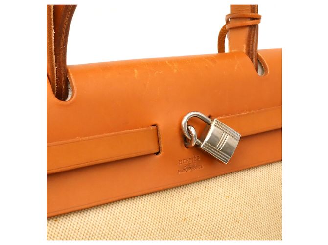 Hermès Borsa a mano/Borsa a tracolla Hermes Herbag PM Nero - vista 8