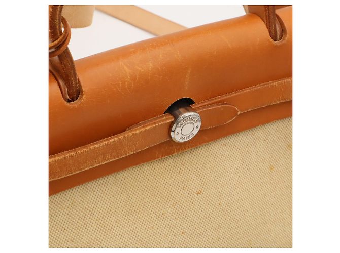 Hermès Borsa a mano/Borsa a tracolla Hermes Herbag PM Nero - vista 9
