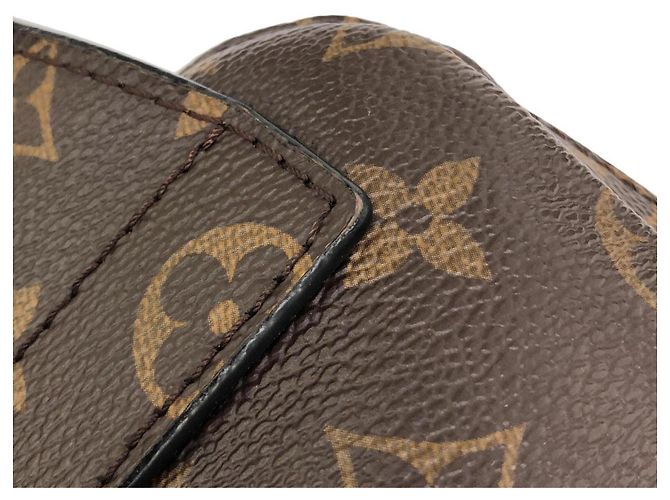 Borsa a tracolla Louis Vuitton Monogram Macassar Avenue Marrone - vista 4