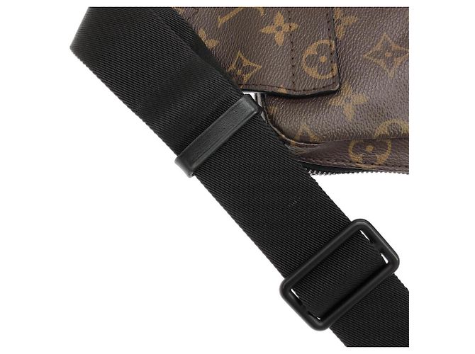 Borsa a tracolla Louis Vuitton Monogram Macassar Avenue Marrone - vista 7