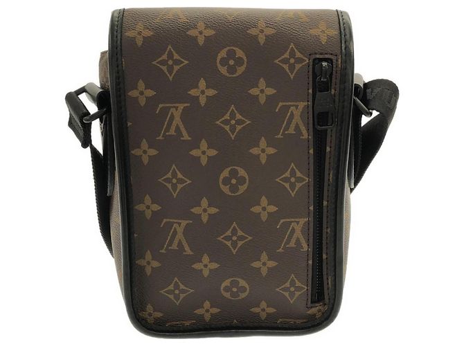 Louis Vuitton Monogram Macassar Archie Messenger PM Marrone - vista 2