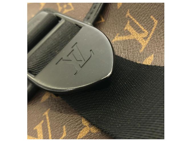 Louis Vuitton Monogram Macassar Archie Messenger PM Marrone - vista 5
