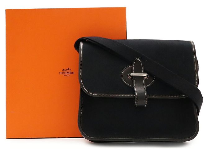 Hermès Borsa a tracolla mini Buenaventura Hermes Nero - vista 10