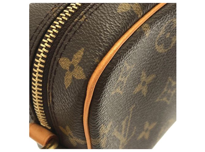 Borsa a tracolla Louis Vuitton Monogram Pochette Cite Marrone - vista 4