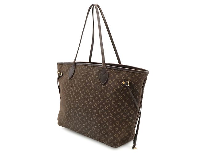 Borsa Tote Louis Vuitton Monogram Idylle Neverfull MM Marrone Grigio antracite - vista 3