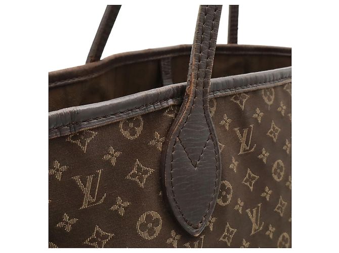 Borsa Tote Louis Vuitton Monogram Idylle Neverfull MM Marrone Grigio antracite - vista 8