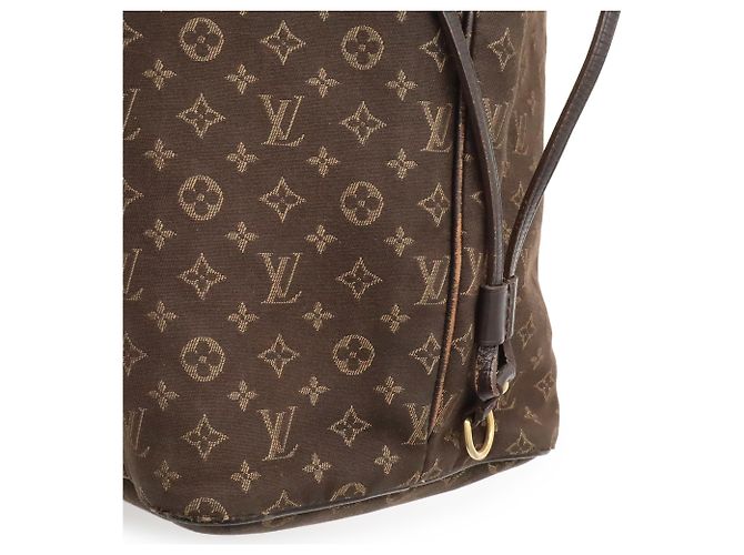Borsa Tote Louis Vuitton Monogram Idylle Neverfull MM Marrone Grigio antracite - vista 9