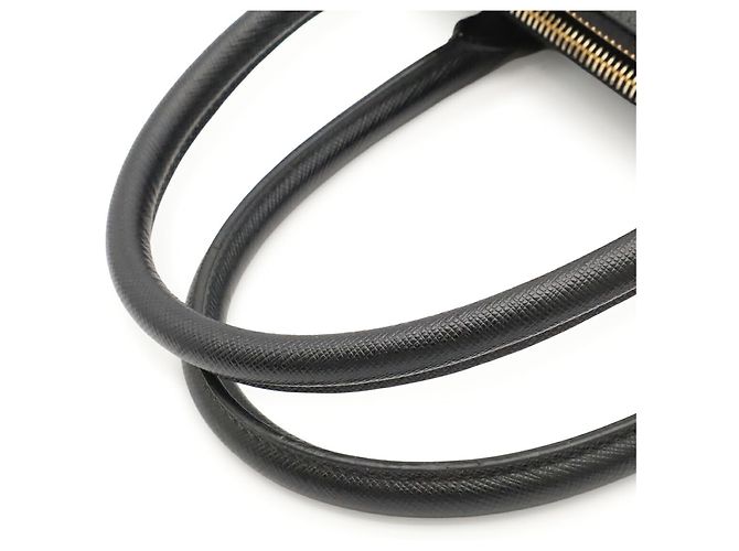 Borsa Galleria Medium con Triangolo Prada Nero - vista 5