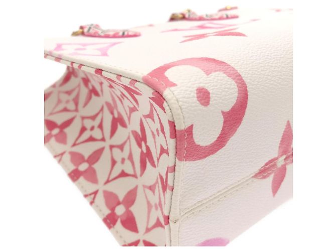 Borsa Louis Vuitton Monogram Flower Tile Rosa - vista 2