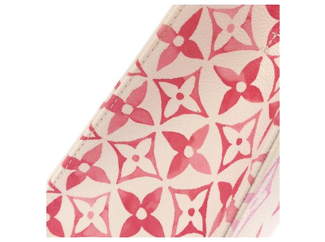 Borsa Louis Vuitton Monogram Flower Tile Rosa - vista 4
