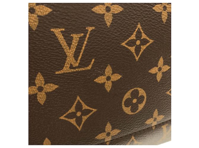 Borsa Tote Louis Vuitton Monogram Flower Marrone Nero - vista 5