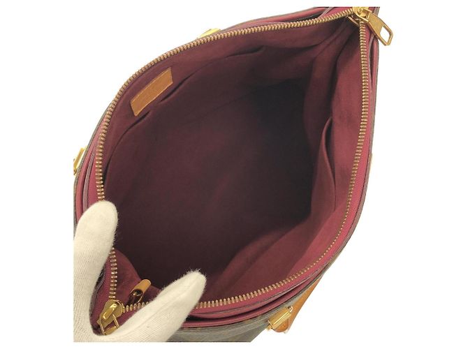 Borsa Louis Vuitton Monogram Pallas Marrone - vista 10