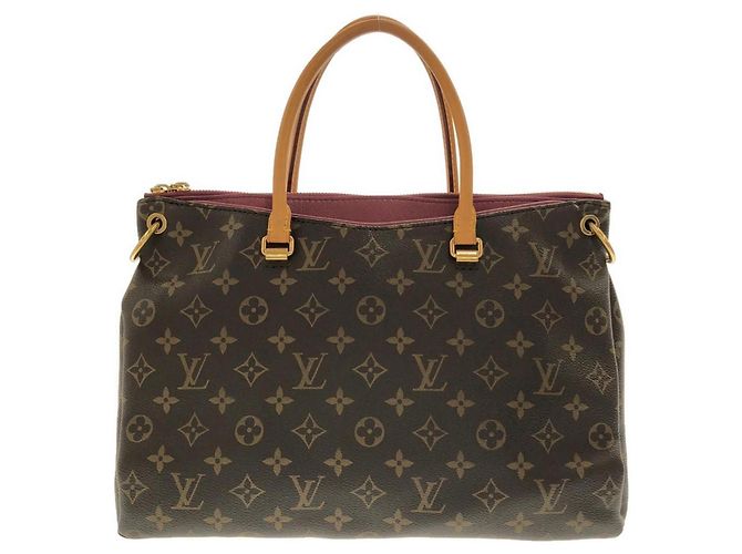 Borsa Louis Vuitton Monogram Pallas Marrone - vista 2