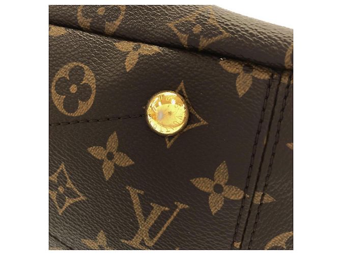 Borsa Louis Vuitton Monogram Pallas Marrone - vista 3