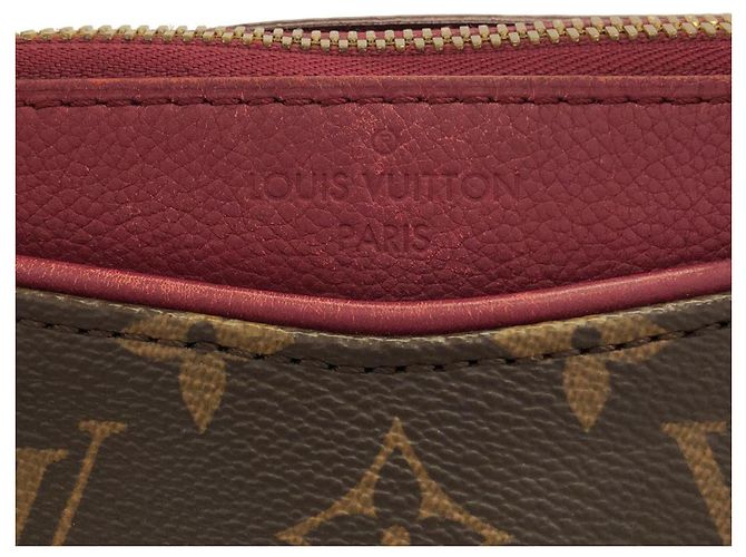 Borsa Louis Vuitton Monogram Pallas Marrone - vista 4