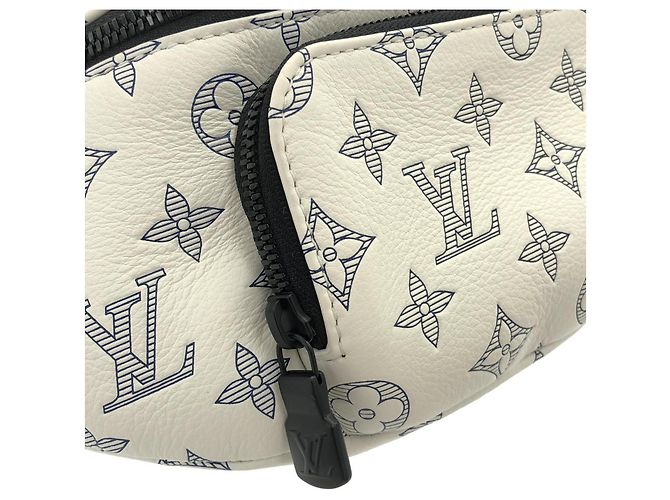 Borsa a Spalla Louis Vuitton Monogram Shadow Rush Bianco - vista 4