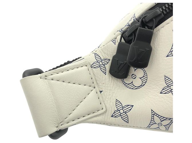 Borsa a Spalla Louis Vuitton Monogram Shadow Rush Bianco - vista 5