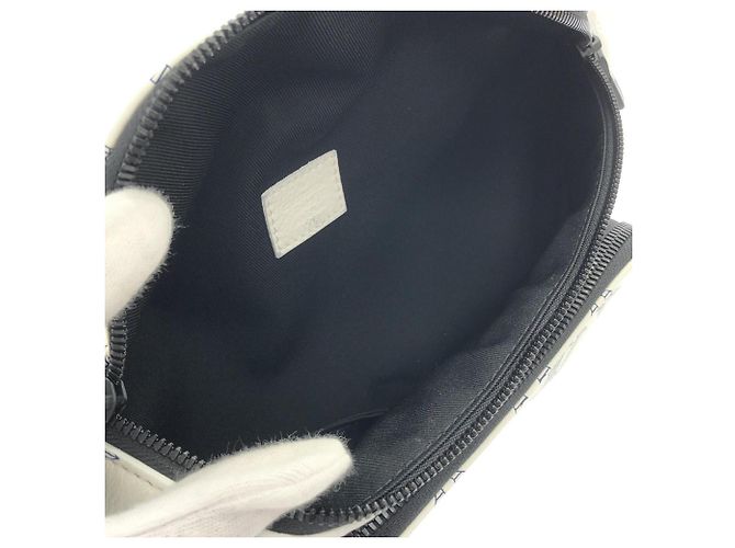 Borsa a Spalla Louis Vuitton Monogram Shadow Rush Bianco - vista 8