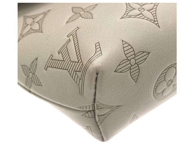 Portafoglio Wearable Louis Vuitton Monogram Shadow Pulse Nero Beige - vista 3