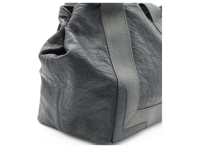 Borsa Balenciaga Navy Cabas S Tote Bag Marrone Blu navy - vista 6