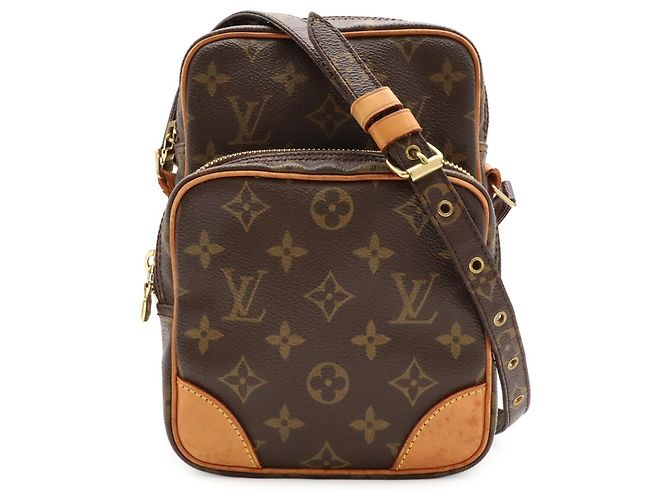 Borsa a tracolla Louis Vuitton Monogram Amazon Pochette Marrone - vista 2