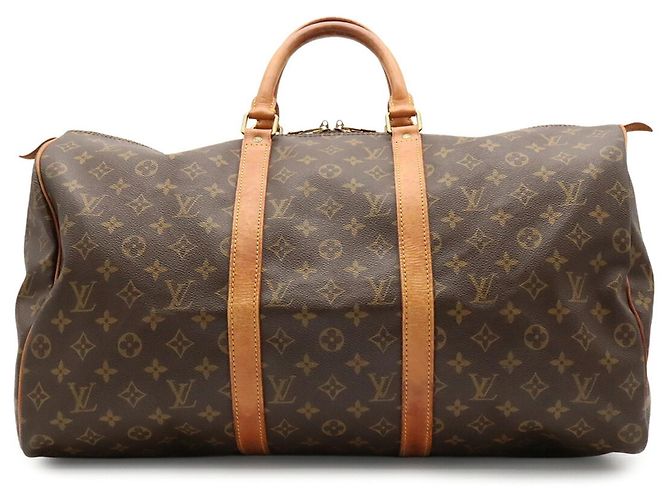 Borsa Boston Louis Vuitton Monogram Keepall 50 Marrone - vista 2