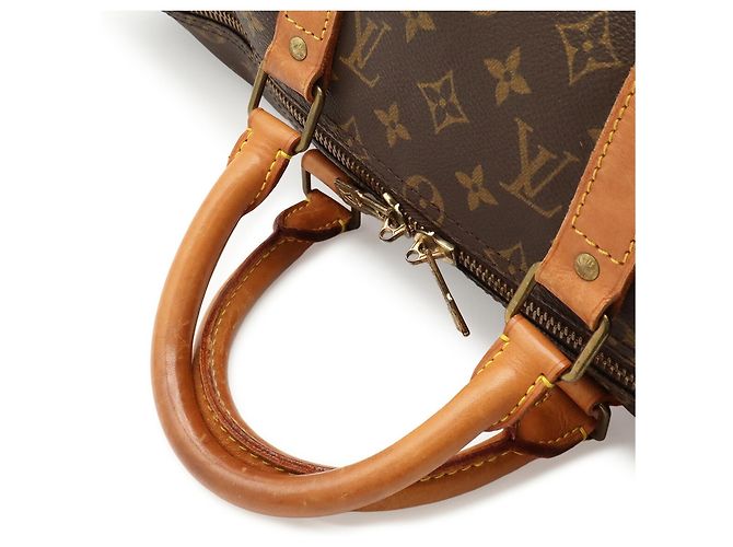 Borsa Boston Louis Vuitton Monogram Keepall 50 Marrone - vista 5