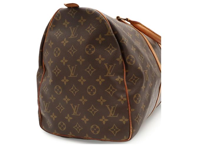 Borsa Boston Louis Vuitton Monogram Keepall 50 Marrone - vista 8