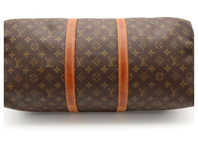 Borsa Boston Louis Vuitton Monogram Keepall 50 Marrone - vista 9