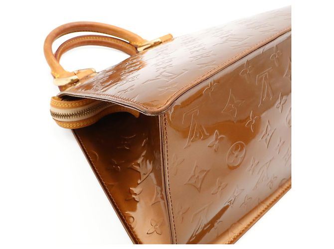 Borsa Louis Vuitton Monogram Vernis Forsyth Bronzo - vista 4