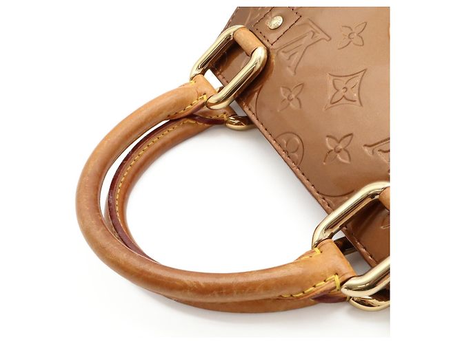 Borsa Louis Vuitton Monogram Vernis Forsyth Bronzo - vista 5