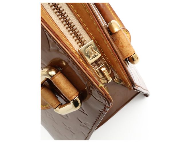 Borsa Louis Vuitton Monogram Vernis Forsyth Bronzo - vista 6