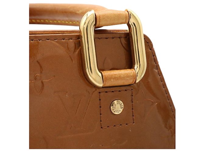 Borsa Louis Vuitton Monogram Vernis Forsyth Bronzo - vista 7