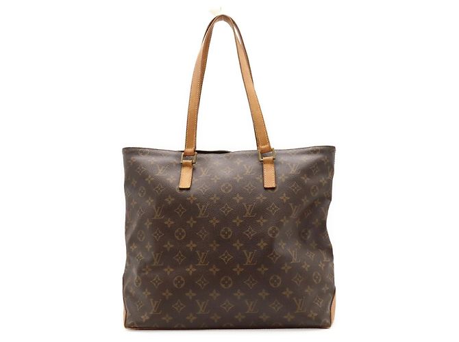 Borsa Tote Cabas Mezzo Monogram Louis Vuitton Marrone - vista 2
