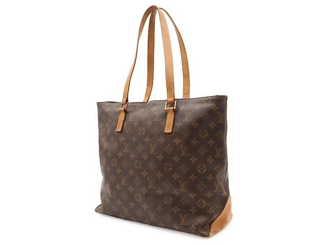 Borsa Tote Cabas Mezzo Monogram Louis Vuitton Marrone - vista 3