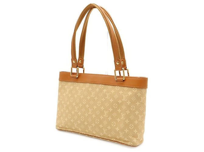 Borsa Tote Louis Vuitton Monogram Mini Lucille PM Beige Monogramma - vista 3