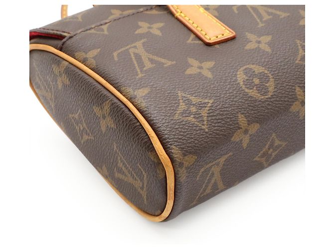 Borsa Louis Vuitton Monogram Sonatine Marrone - vista 4