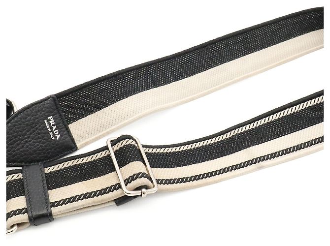 Mini borsa a tracolla Prada Vitello Daino Nero - vista 5